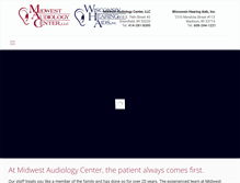 Tablet Screenshot of midwestaudiology.net